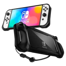 Spigen RUGGED ARMOR NINTENDO SWITCH OLED MATTE BLACK tok