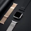 DUX DUCIS Milanese rozsdamentes acél mágneses szíj Apple Watch 42 / 44 / 45 mm szürke - 4. kép