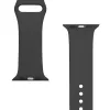 Tactical 456 Silicon Strap for Apple Watch 1/2/3/4/5/6/7/8/9/SE 38/40/41mm Black - 1. kép