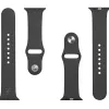 Tactical 456 Silicon Strap for Apple Watch 1/2/3/4/5/6/7/8/9/SE 38/40/41mm Black - 2. kép