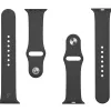 Tactical 456 Silicon Strap for Apple Watch 1/2/3/4/5/6/7/8/9/SE 38/40/41mm Black - 4. kép