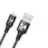 Wozinsky USB - Lightning kábel 2,4A 1m fekete (WUC-L1B) - 0. kép