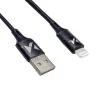 Wozinsky USB - Lightning kábel 2,4A 1m fekete (WUC-L1B) - 1. kép