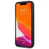 AMG AMHCP14LDOLBK iPhone 14 Pro 6.1 "fekete / fekete kemény tok bőrrel Hot Stamped tok - 3. kép