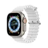 DUX DUCIS OCEAN WAVE szilikon szíj Apple Watch 38 / 40 / 41 mm fehér - 0. kép