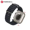 FORCELL F-DESIGN FA12 szíj Apple Watch 38 / 40 / 41 mm-hez kék - 2. kép