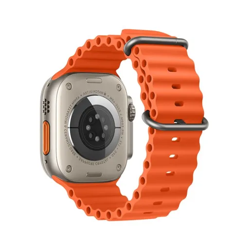 FORCELL F-DESIGN FA12 szíj az APPLE Watch 42 / 44 / 45 / 49 mm-hez narancs