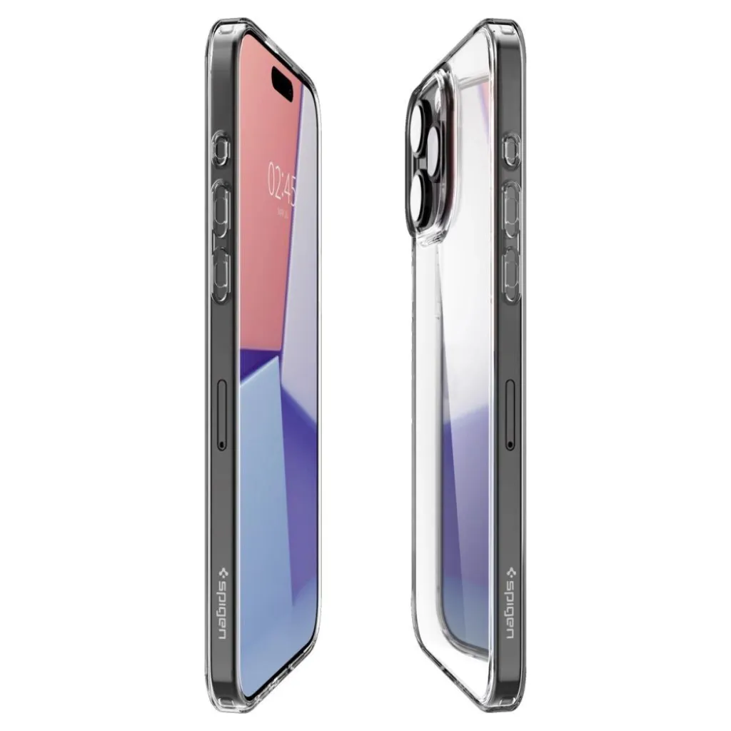  iPhone 15 Pro Crystal Clear Spigen AIRSKIN HYBRID tok - 7