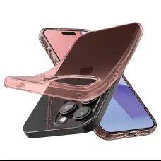 Spigen Crystal Flex, rose crystal - iPhone 15 Pro Max tok