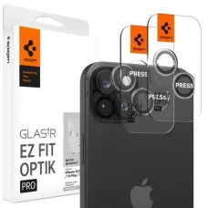 Spigen Glas.tR EZ Fit Optik Pro kamera védő fólia iPhone 15 / iPhone 15 Plus - 2 db üvegfólia