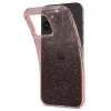 Spigen Liquid Crystal Glitter tok, rose quartz - iPhone 15 Pro - 4. kép