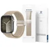 DUX DUCIS MIXTURE PRO nyújtható fonott szíj Apple Watch 38/40/41mm bézs - 0. kép