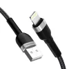 Wozinsky WNBAL2 USB-A / Lightning 2.4A kábel 2 m - fekete - 0. kép