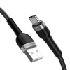 Wozinsky WNBAC1 USB-A / USB-C 2.4A kábel 1 m - fekete - 0. kép