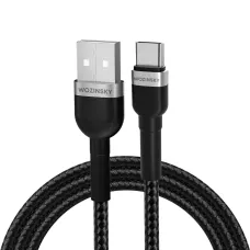 Wozinsky WNBAC1 USB-A / USB-C 2.4A kábel 1 m - fekete