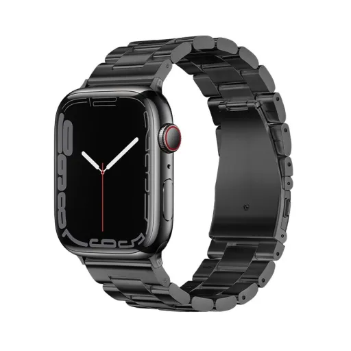 FORCELL F-DESIGN FA10 szíj APPLE Watch 42 / 44 / 45 / 49 mm fekete