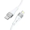 Wozinsky WSTCL1 Lightning / USB-C PD 27W kábel 1 m - fehér - 1. kép