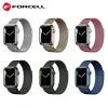 FORCELL F-DESIGN FA03 szíj Apple Watch 42 / 44 / 45 / 49 mm ezüst - 1. kép