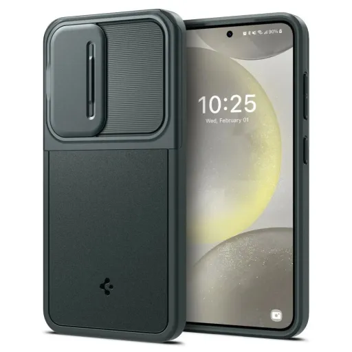Spigen Optik Armor tok Samsung Galaxy S24 - sötétzöld