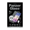 PanzerGlass E2E Super+ edzett üveg kameravédővel Swarovsky kristállyal iPhone XR / 11 - fekete kerettel üvegfólia - 1. kép