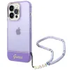 GUESS tok IPHONE 14 Pro GUHCP14LHGCOHU (IML Electro Cam pánttal Áttetsző) lila tok - 4. kép