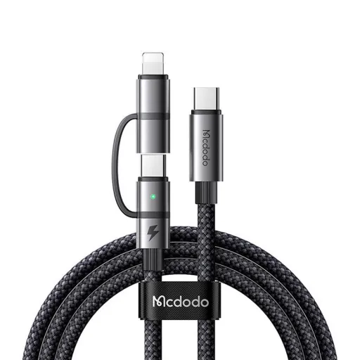 Mcdodo 2in1 kábel CA-0450 USB-C - USB-C + Lightning, 1.2 m