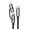 Mcdodo 2in1 kábel CA-0450 USB-C - USB-C + Lightning, 1.2 m - 0. kép