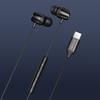 Mcdodo HP-1050 fülhallgató, vezetékes, USB-C (fekete) - 3. kép