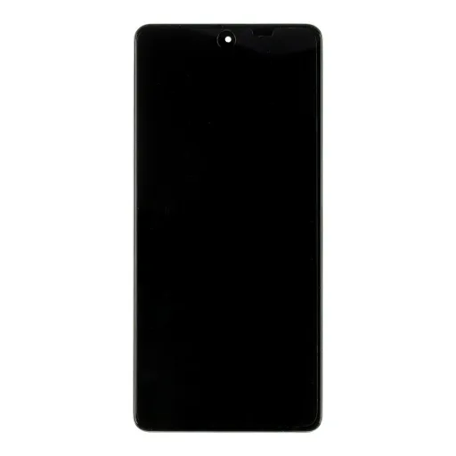 LCD kijelző + érintőpanel + előlap Xiaomi Redmi Note 12 Pro 5G fekete (szervizcsomag)