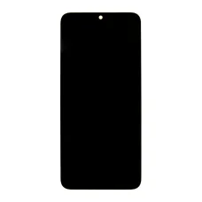 LCD kijelző + Érintőegység + Előlap Samsung A057 Galaxy A05s Fekete (Szervízcsomag)