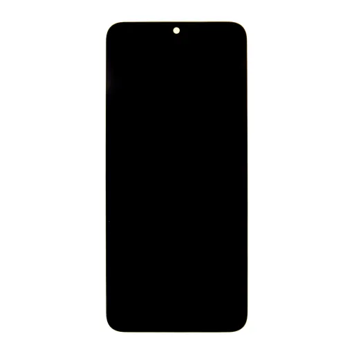 LCD kijelző + Érintőegység + Előlap Samsung A057 Galaxy A05s Fekete (Szervízcsomag)