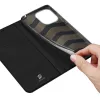 DUX DUCIS wallet case SKIN PRO for REDMI 12C fekete tok - 1. kép