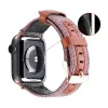 Dux Ducis Litchi Apple Watch 3/4/5/6/7/8/SE óraszíj (38/40/41 mm) fekete - 2. kép