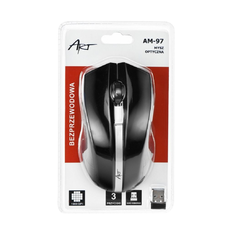 Art vezeték nélküli optikai USB egér fekete