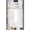 LCD kijelző + Érintőegység Samsung A526/A525 Galaxy A52 Fehér (Szervizcsomag) - 0. kép