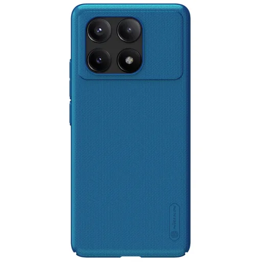 Nillkin Super Frosted hátlap tok Xiaomi Poco X6 Pro 5G Pávakék