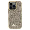 GUESS tok iPhone 14 Pro Max GUHCP14XPMSDGSD (Disco Script Metal) arany tok - 1. kép