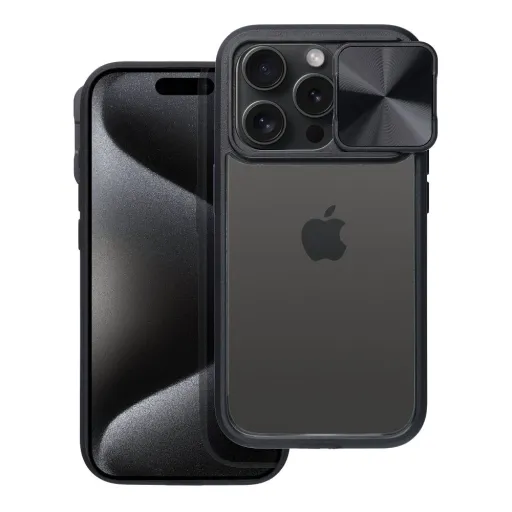 SLIDER tok iPhone 15 Pro Max fekete SLIDER tok iPhone 15 Pro Max fekete