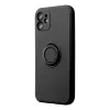 SZILIKON GYŰRŰS tok IPHONE 15 Pro Max fekete - 2. kép