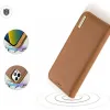 DUX DUCIS wallet tok HIVO iPhone 15 Pro barna - 0. kép