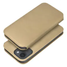 DUAL POCKET fliptok tok iPhone 15 Pro Max arany