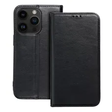 Smart Magneto fliptok iPhone 15 Pro Max fekete tok