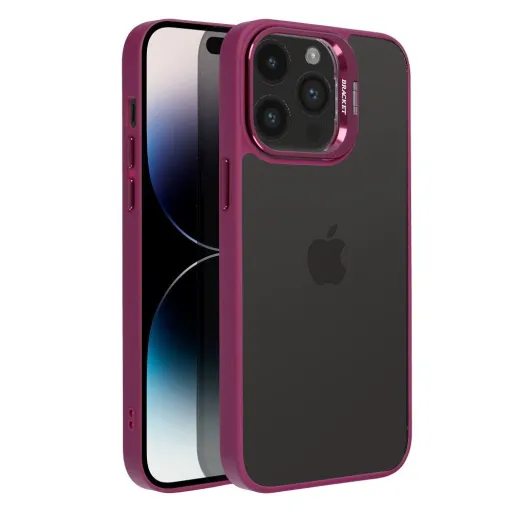 BRACKET tok iPhone 15 Pro sötétlila BRACKET tok iPhone 15 Pro sötétlila