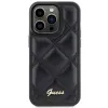 GUESS tok iPhone 15 Pro GUHCP15LPSQSQSK (Quilted Metal Logo) fekete - 0. kép