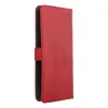 Univerzális fliptok COMMON méret L IPHONE 6 PLUS / 7 PLUS / 8 PLUS / XS MAX / 11 PRO MAX / SAMSUNG S20 FE / S21 FE / S10 PLUS / A10 / A32 / A54 / XIAOMI 12 LITE / HUAWEI P30 PRO piros tok - 1. kép