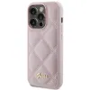 GUESS tok iPhone 15 Pro GUHCP15LPSQSQSP (Quilted Metal Logo) rózsaszín - 0. kép