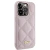 GUESS tok iPhone 15 Pro GUHCP15LPSQSQSP (Quilted Metal Logo) rózsaszín - 2. kép