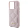 GUESS tok iPhone 15 Pro GUHCP15LPSQSQSP (Quilted Metal Logo) rózsaszín - 4. kép