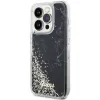 GUESS tok iPhone 14 Pro GUHCP14LLCSGSGK (Liquid Glitter Marble) fekete - 0. kép