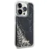 GUESS tok iPhone 14 Pro GUHCP14LLCSGSGK (Liquid Glitter Marble) fekete - 2. kép